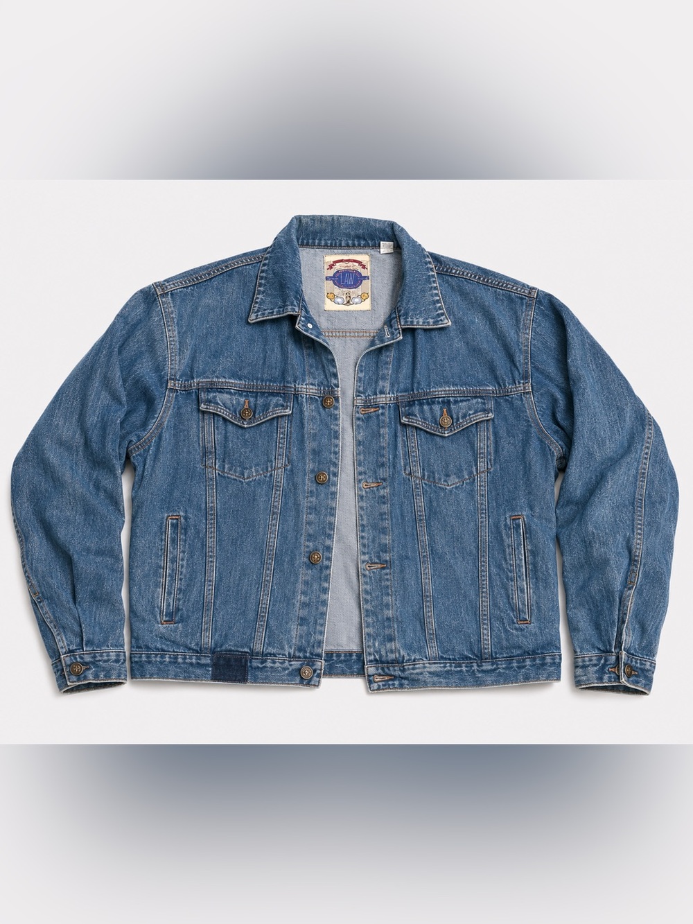 Vintage 90s East Coast Denim Trucker Jacket - Unisex L